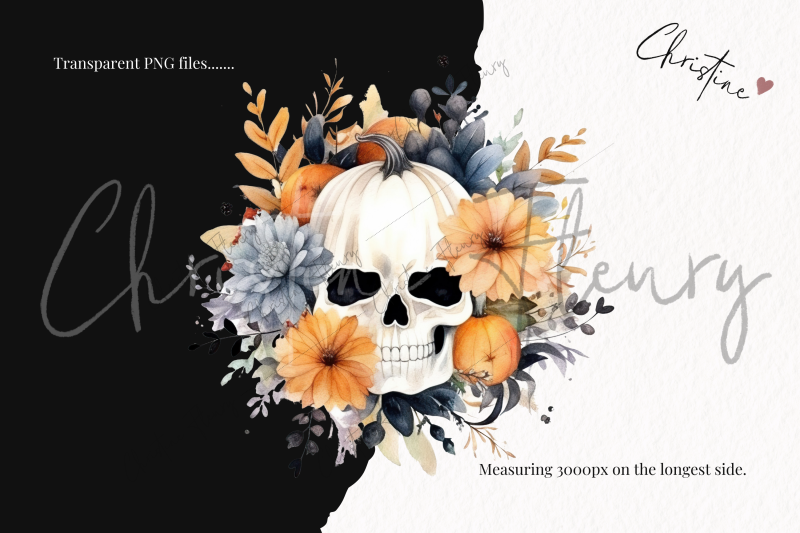 27-watercolor-halloween-skulls-florals