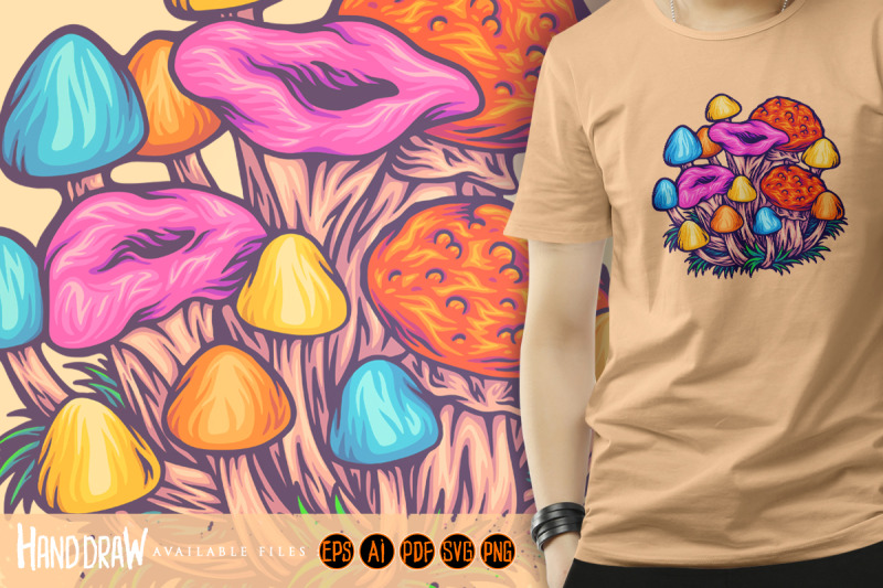 mushroom-madness-trippy-mushrooms-botanical