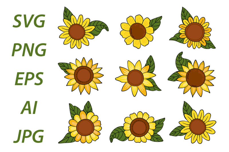 sunflowers-svg