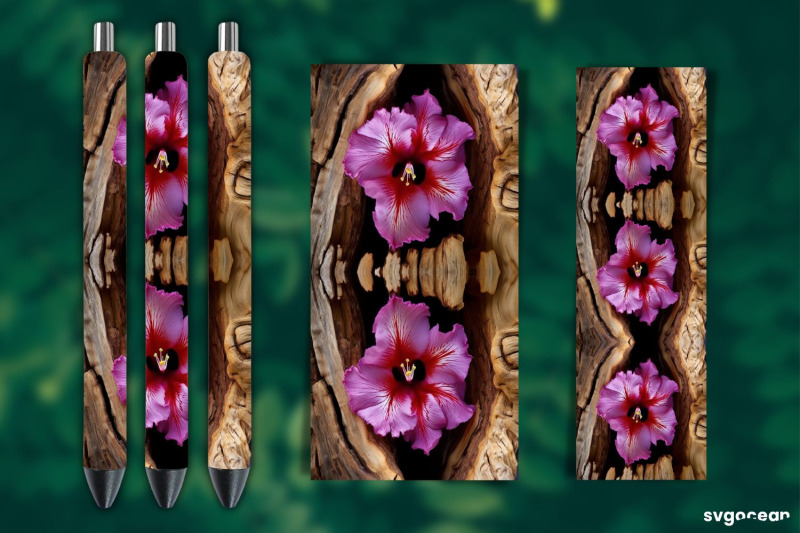 flower-bark-pen-wraps-bundle-sublimation