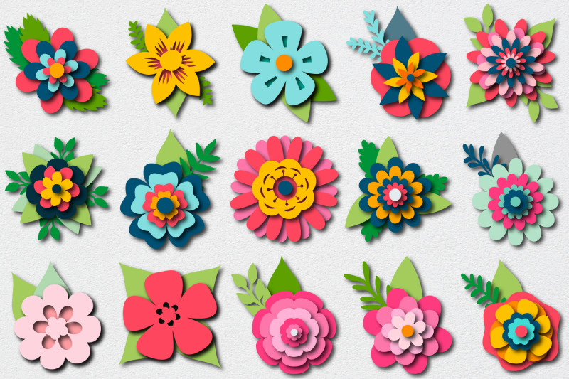 paper-flower-template-svg-bundle-svg-paper-flower