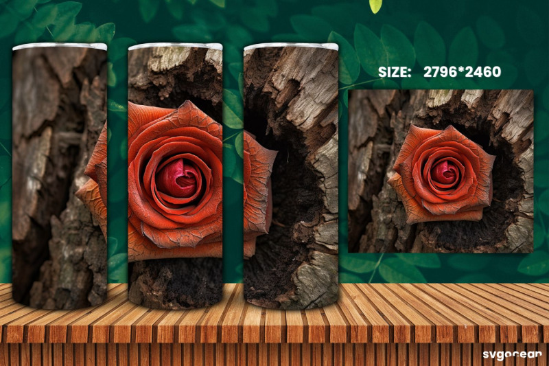 rose-on-bark-tumbler-wrap-20-oz-sublimation