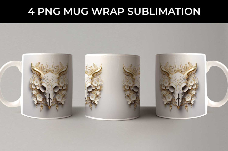 3d-gold-white-bull-skull-mug-sublimation-png-bundle