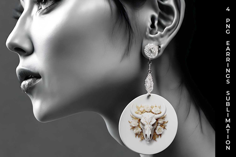 3d-gold-white-bull-skull-earrings-sublimation-png-bundle