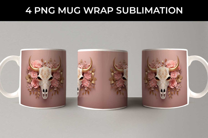 3d-gold-pink-bull-skull-mug-sublimation-png-bundle