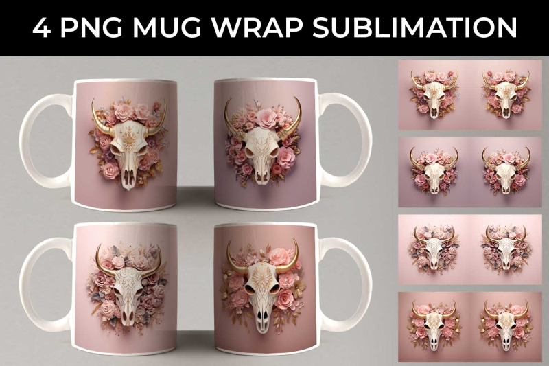 3d-gold-pink-bull-skull-mug-sublimation-png-bundle