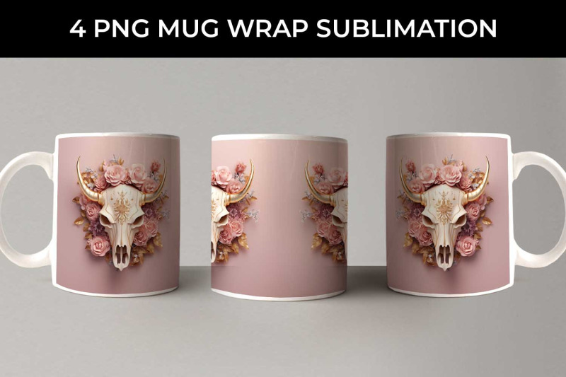 3d-gold-pink-bull-skull-mug-sublimation-png-bundle