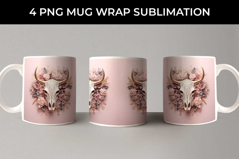 3d-gold-pink-bull-skull-mug-sublimation-png-bundle