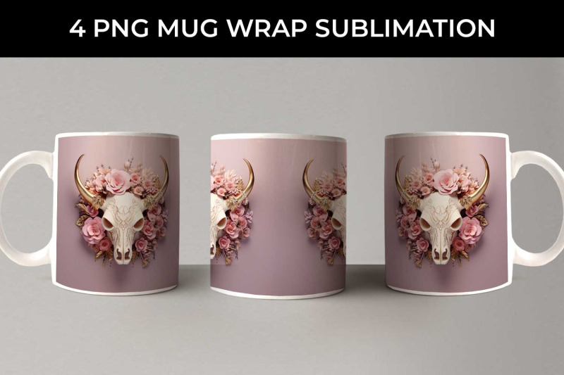 3d-gold-pink-bull-skull-mug-sublimation-png-bundle