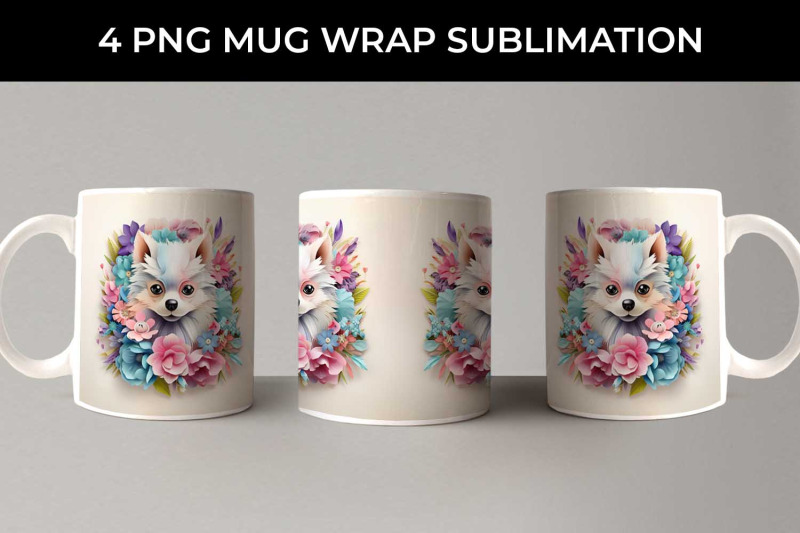 3d-floral-fantasy-pomeranian-mug-sublimation-png-bundle