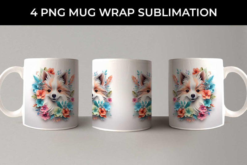 3d-floral-fantasy-pomeranian-mug-sublimation-png-bundle