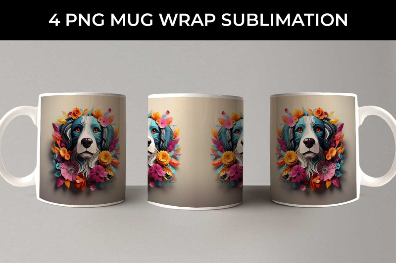 3d-floral-fantasy-bernese-mountain-mug-sublimation-png-bundle