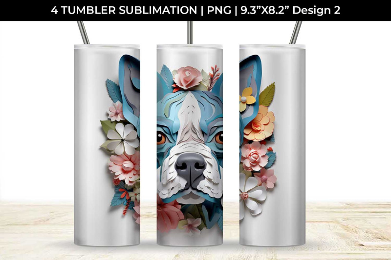 3d-floral-fantasy-boston-terrier-tumbler-wrap-sublimation-png-bundle