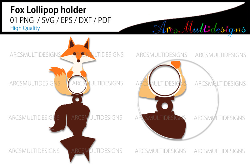 fox-animal-lollipop-holder-svg