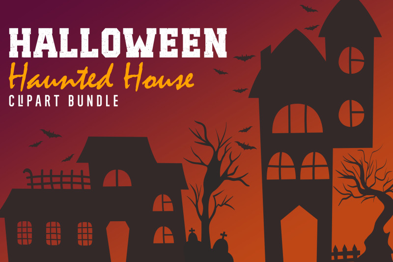 haunted-house-clipart-bundle-for-halloween-designs