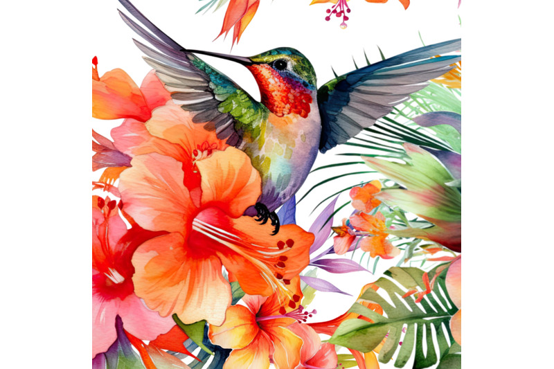 hummingbird-png-40oz-quencher-tumbler-tropical-flowers