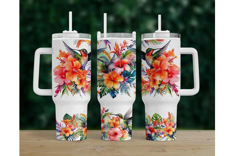 hummingbird-png-40oz-quencher-tumbler-tropical-flowers