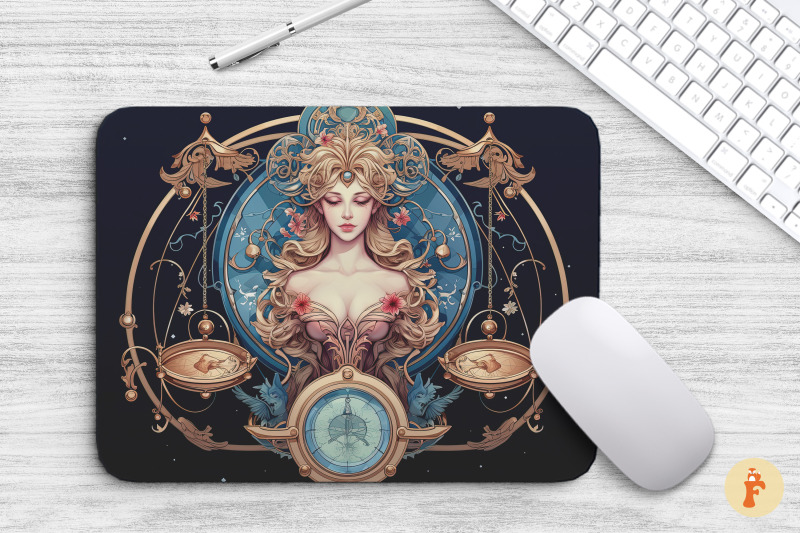 libra-zodiac-sign-mouse-pad