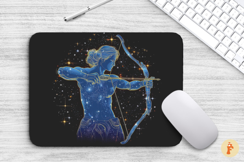 sagittarius-zodiac-sign-mouse-pad