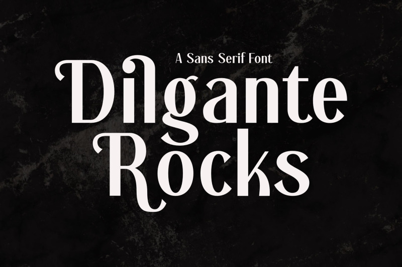 dilgante-rocks-typeface