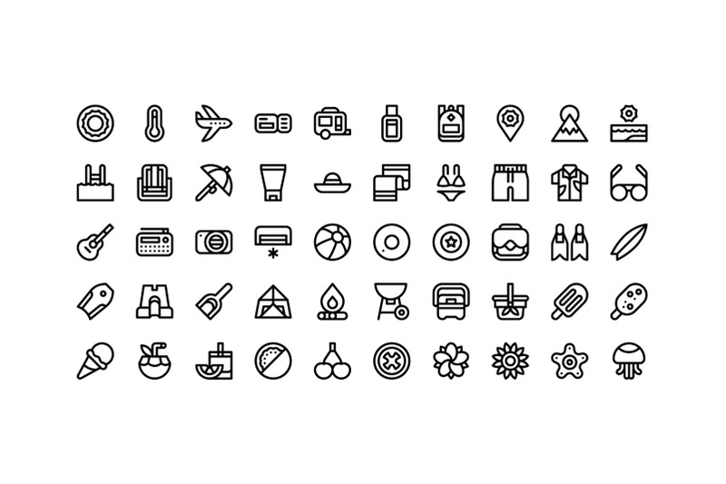 50-summertime-icons