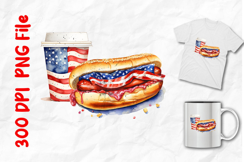 american-hot-dog-and-coffee-cup