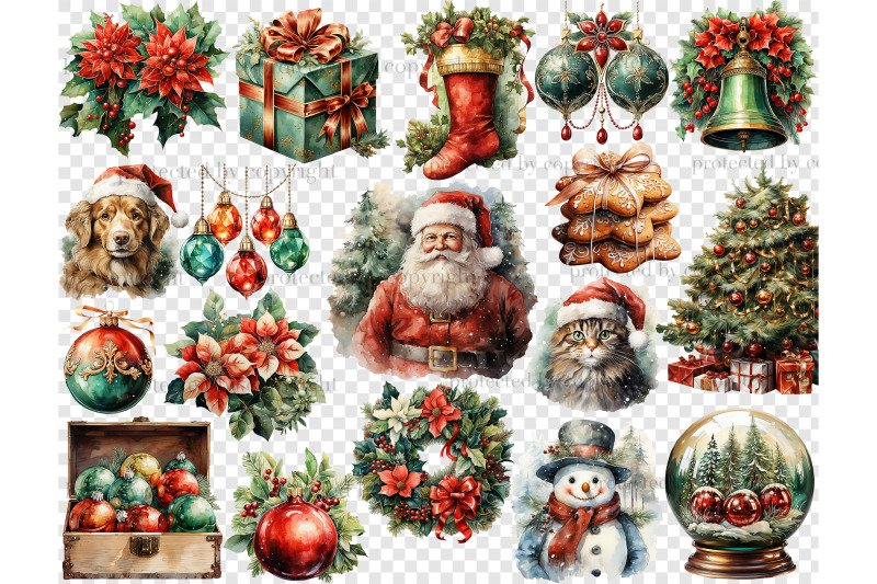 christmas-watercolor-clipart-set-santa-claus-graphics-png