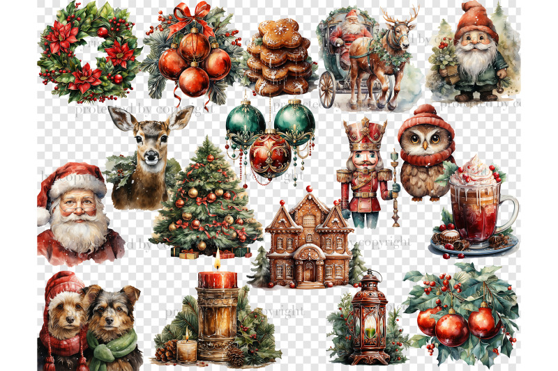 christmas-watercolor-clipart-set-santa-claus-graphics-png