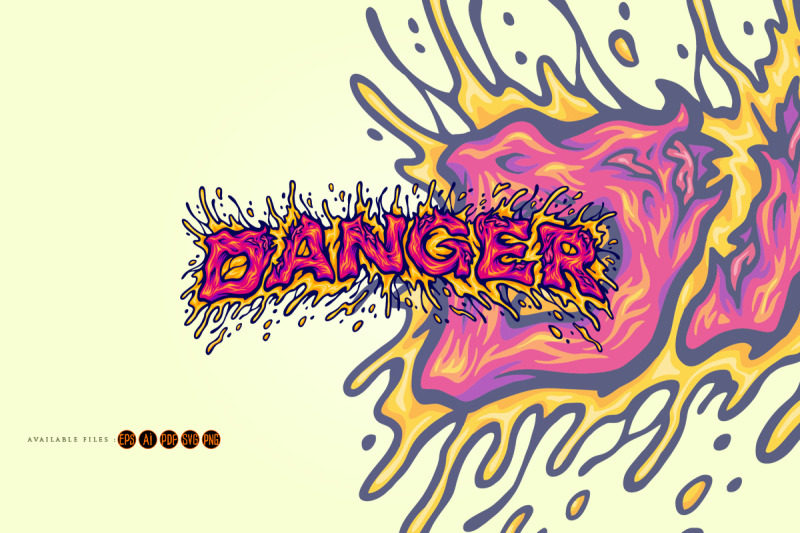 danger-lettering-word-with-splattered-effect