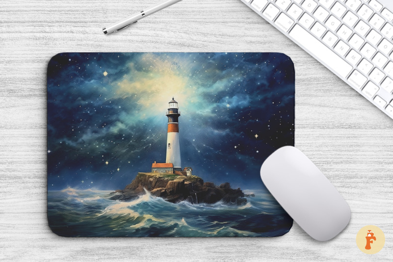 lighthouse-at-mystical-night-mouse-pad