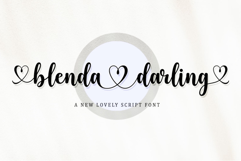 blenda-darling-lovely-font