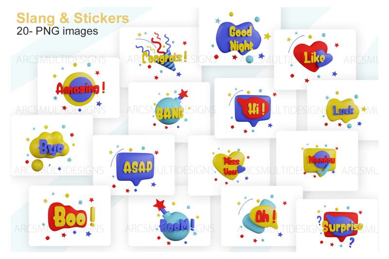 action-sign-clipart-bundle