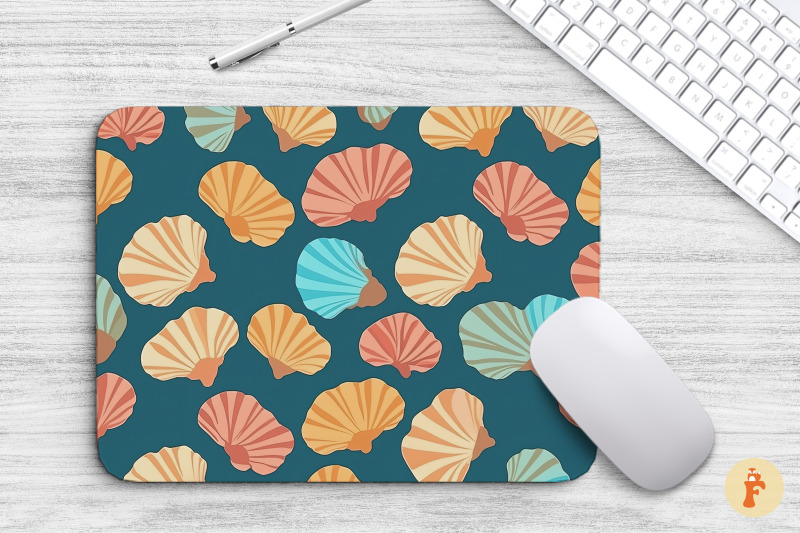 colorful-shells-mouse-pad