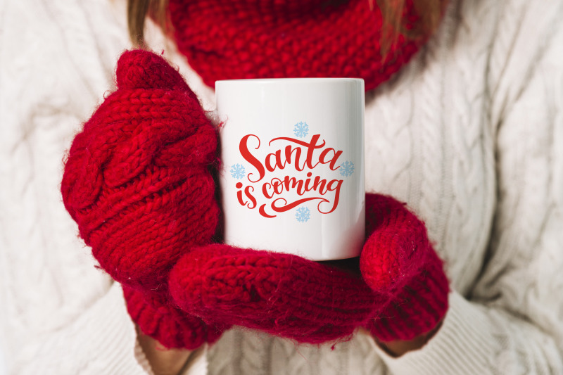 quot-santa-is-coming-quot-hand-lettering-christmas-svg