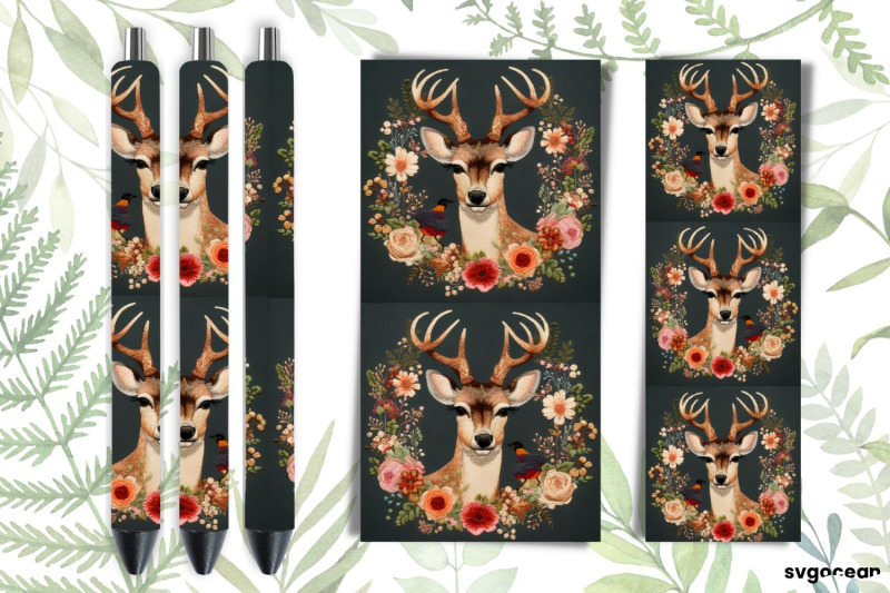embroidery-deer-pen-wraps-sublimation
