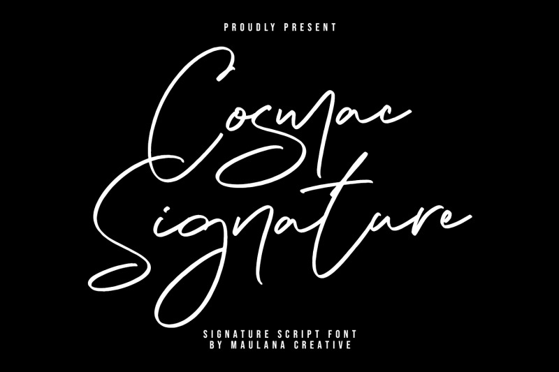 cosmac-signature-handwritten-script-font