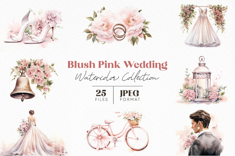 blush-pink-wedding-watercolor-collection