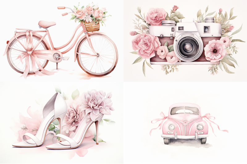 blush-pink-wedding-watercolor-collection