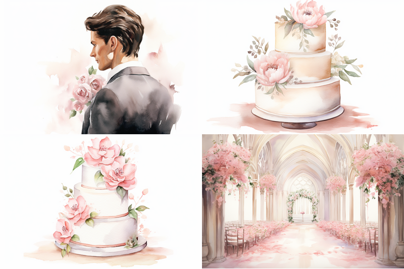 blush-pink-wedding-watercolor-collection