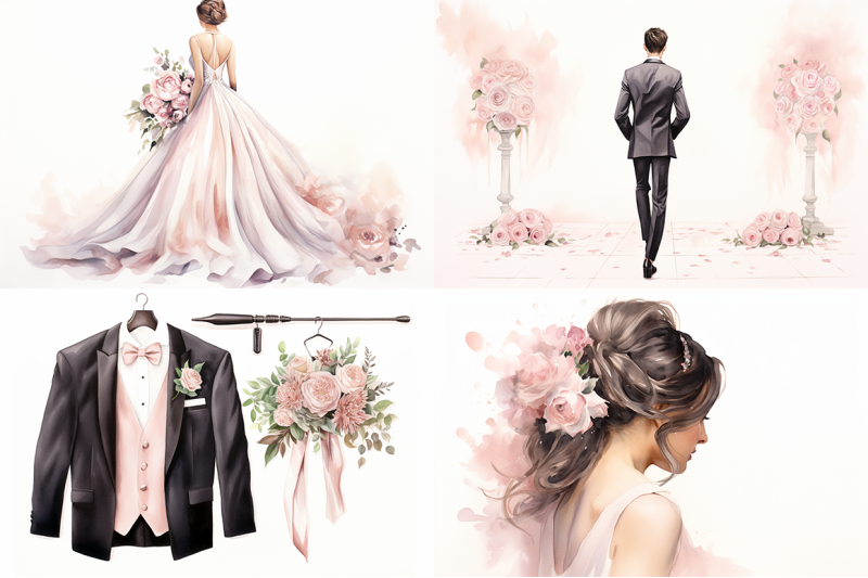 blush-pink-wedding-watercolor-collection