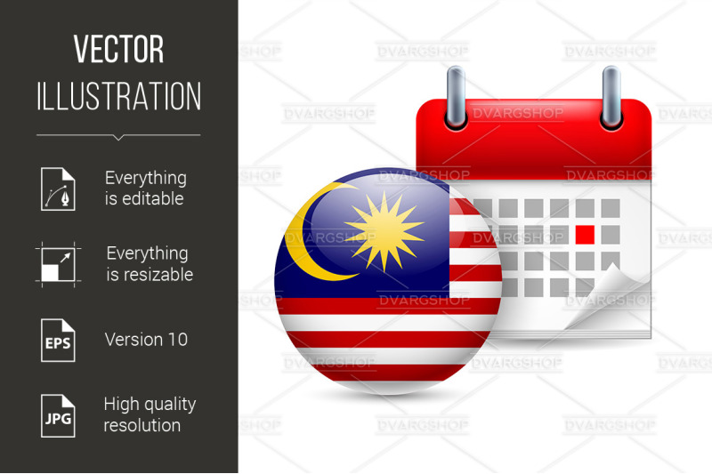 icon-of-national-day-in-malaysia