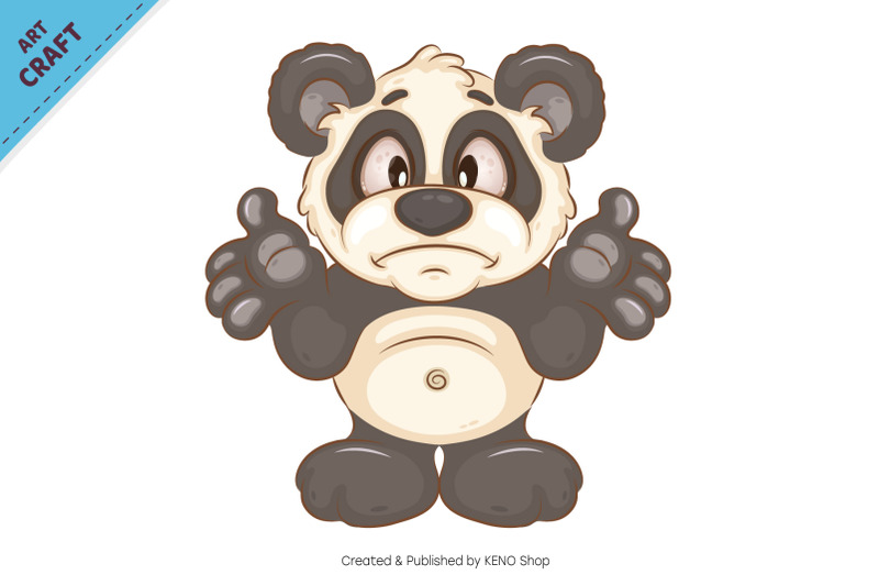 set-of-cartoon-pandas-02-animal-art