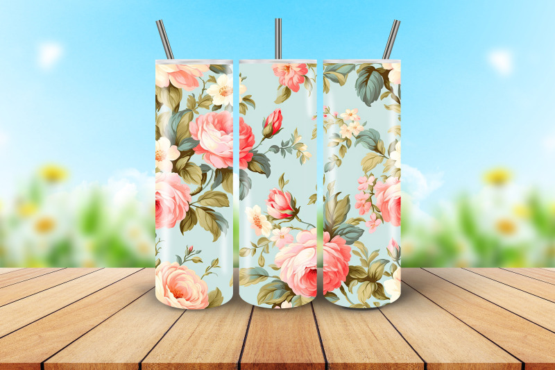 shabby-chic-flowers-seamless-patterns