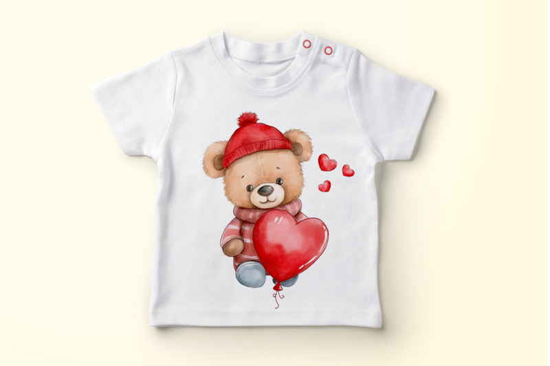 teddy-bear-clipart-watercolor-teddy-bear-clipart-valentines-teddy-bear