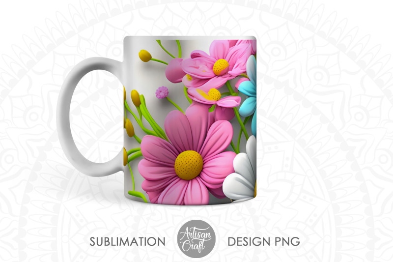 3d-mug-design-daisy-flowers-3d-flowers-mug