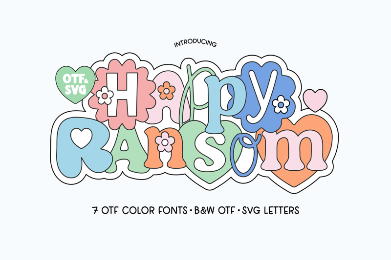 happy-ransom-boho-floral-cutout-font