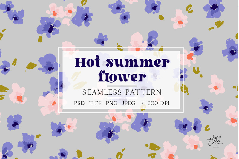 hot-summer-flower-pattern