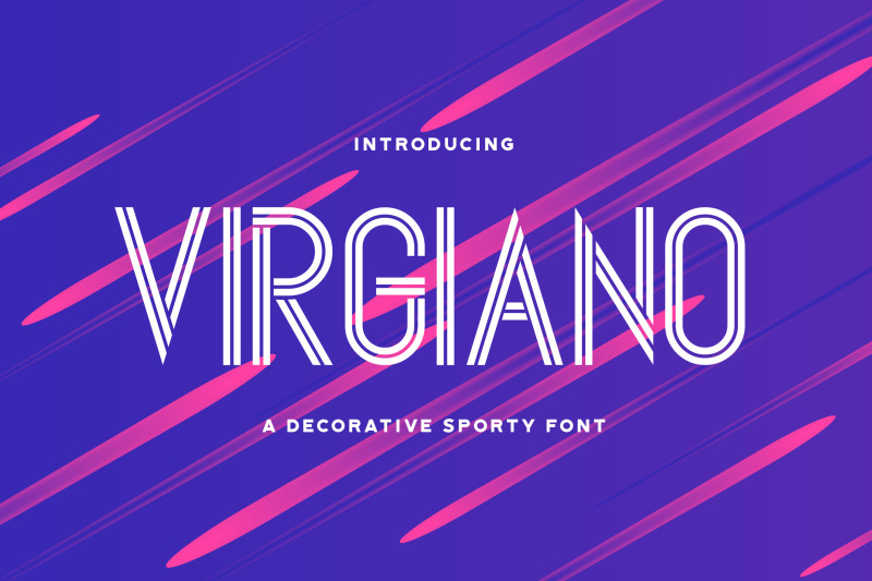 virgiano-decorative-sporty-font