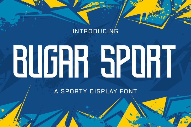 bugar-sport-sporty-display-font