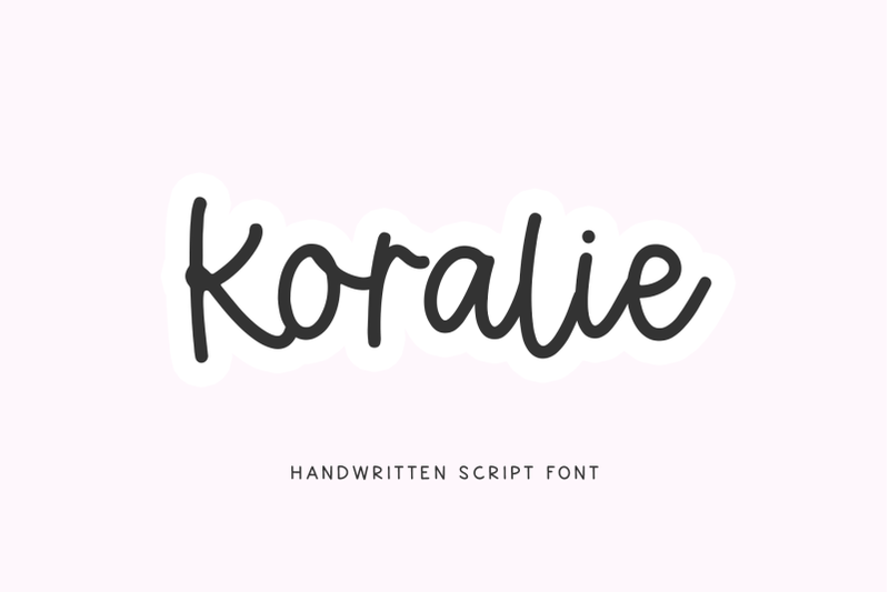 koralie-handwritten-script-font